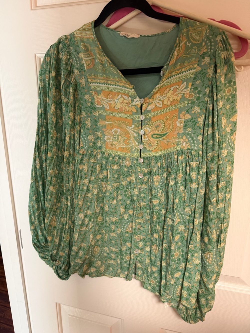 Spell boho peasant blouse madame peacock